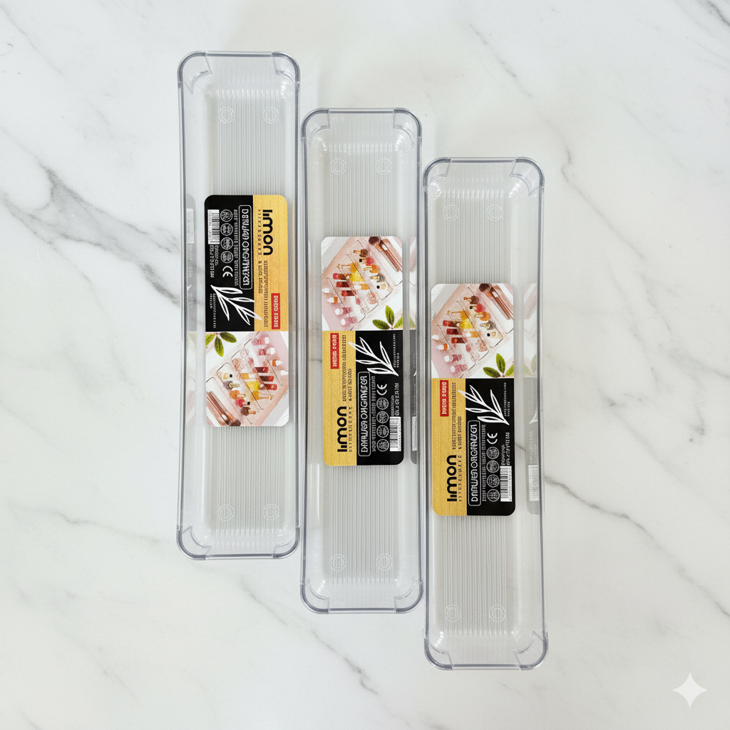 Clear Multi-Use Acrylic Drawer Organizer (2367) by Limon