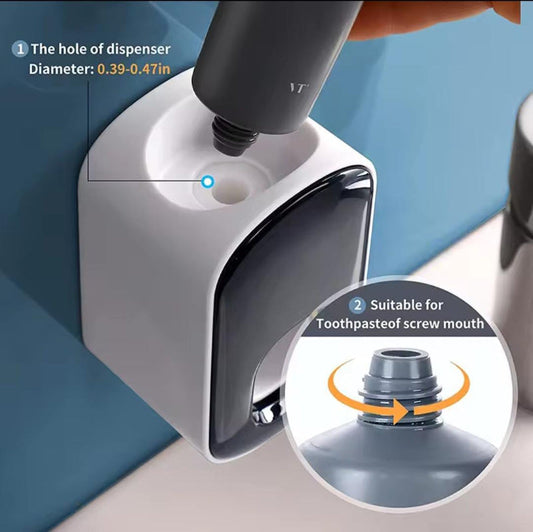 ECOCO Hands-Free Wall-Mounted Toothpaste Dispenser