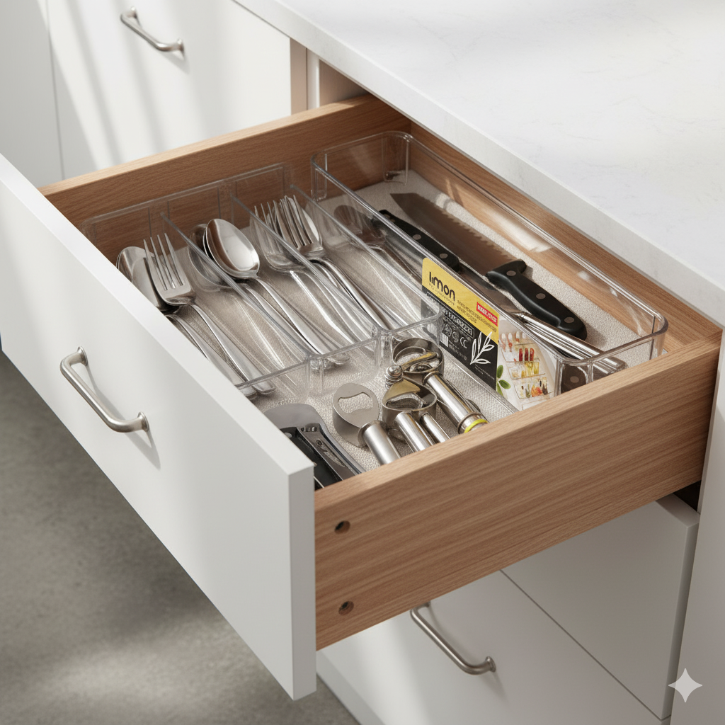 Clear Multi-Use Acrylic Drawer Organizer (2367) by Limon