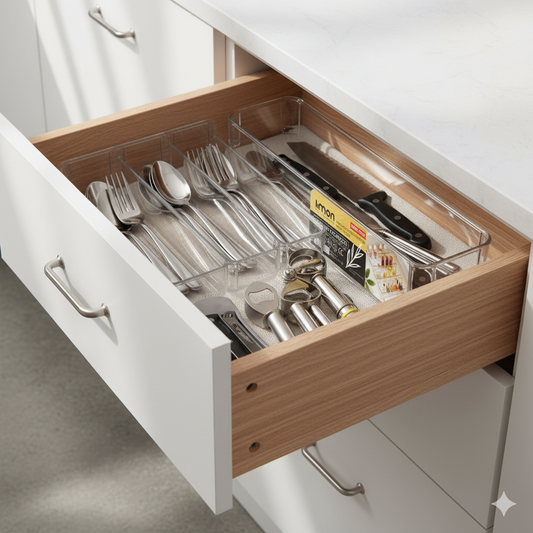 Clear Multi-Use Acrylic Drawer Organizer (2367) by Limon