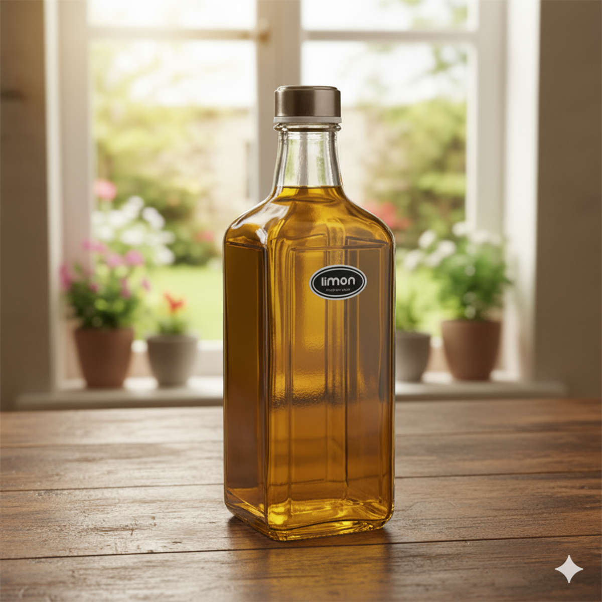 Aurora Glass Bottle 1000ml (70235) By Limon