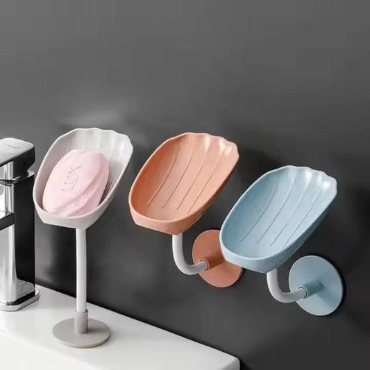 Wall-Mounted Shell Drain Soap Dish