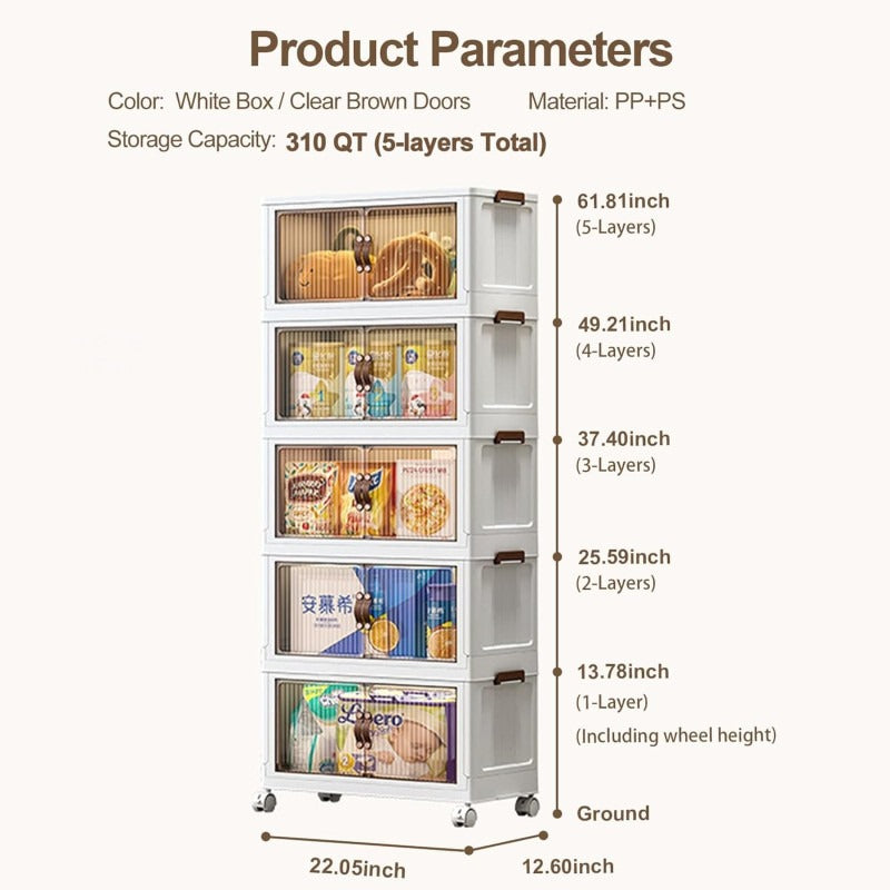FlexiStack Moveable Storage System