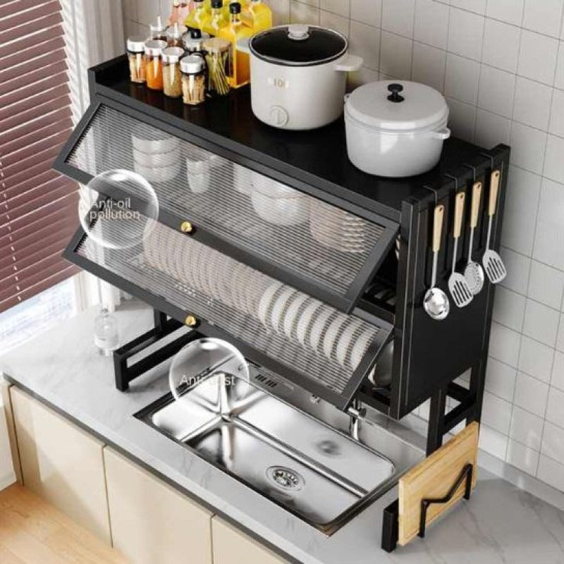 Double Cabin DishDry & Organizer Rack