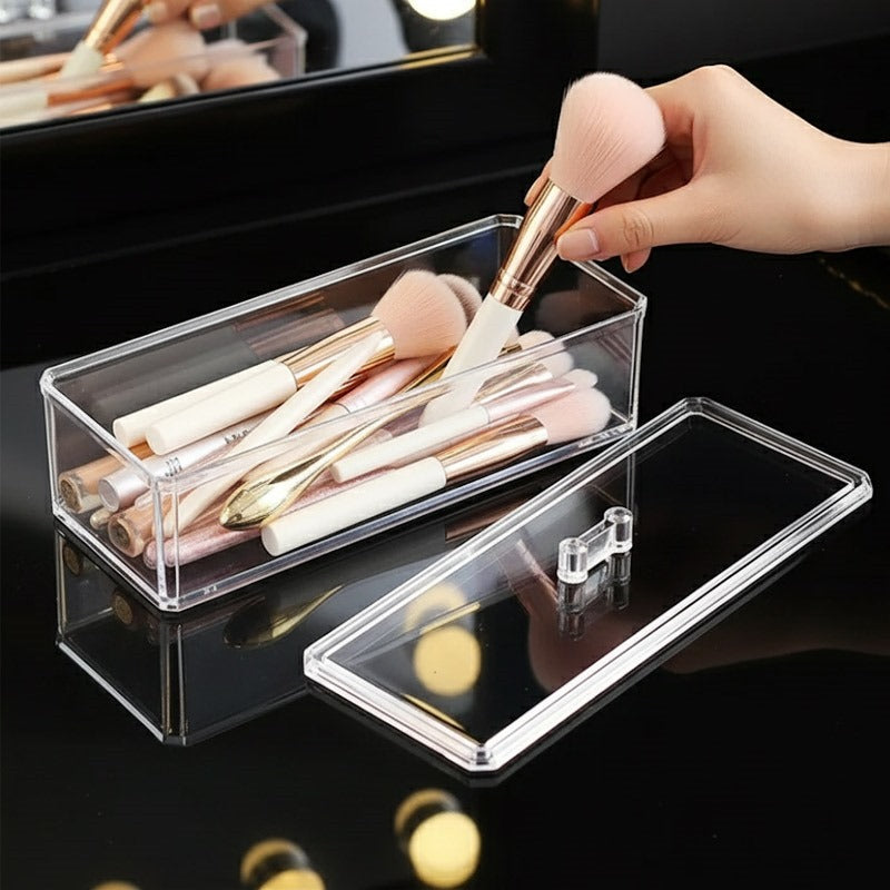 Acrylic Dust-Proof Vanity Organizer