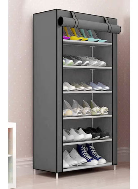 FLIPZON Premium 6-Tier Shoe Rack - حامل أحذية FLIPZON الفاخر بـ 6 طوابق – منظم أنيق وموفر للمساحة