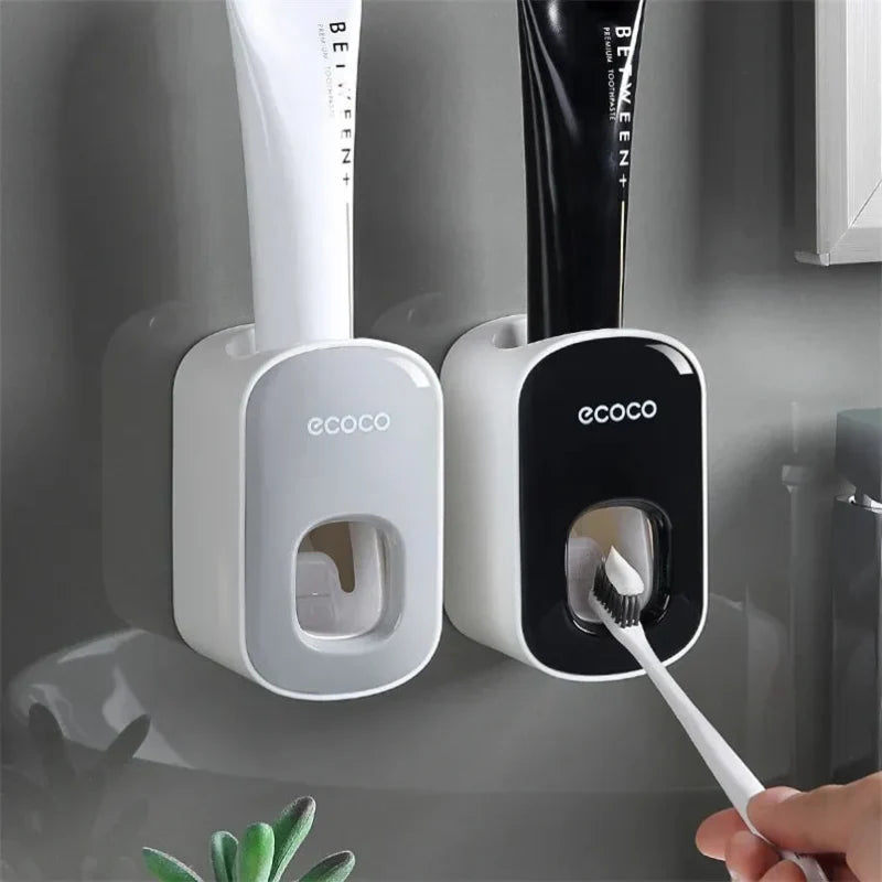ECOCO Hands-Free Wall-Mounted Toothpaste Dispenser