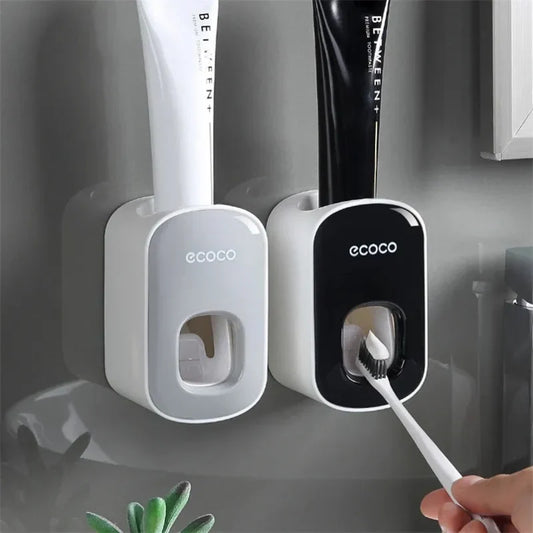 ECOCO Hands-Free Wall-Mounted Toothpaste Dispenser